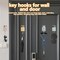4 Pcs Cute Adhesive Wall Hooks for Coats,Towel,Robes,Bag,Key,Heavy Duty Command Hooks Can Bear 2.4 Kg,Creative Pet Decorative Wall Hook for Living Room,Bathroom,Bedroom